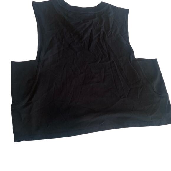 Outdoor Voices Everyday Boyfriend Cropped Tank Black Size XXL - Picture 2 of 7